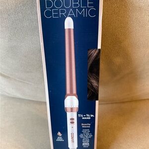 Conair Double Ceramic Curling Wand - Rose Gold